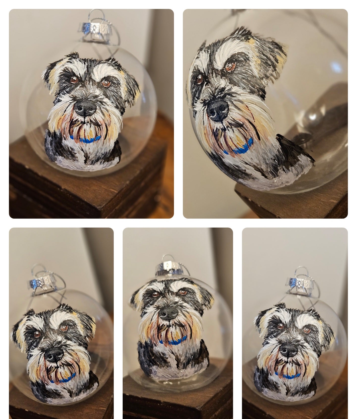 Hand Painted Glass Bauble